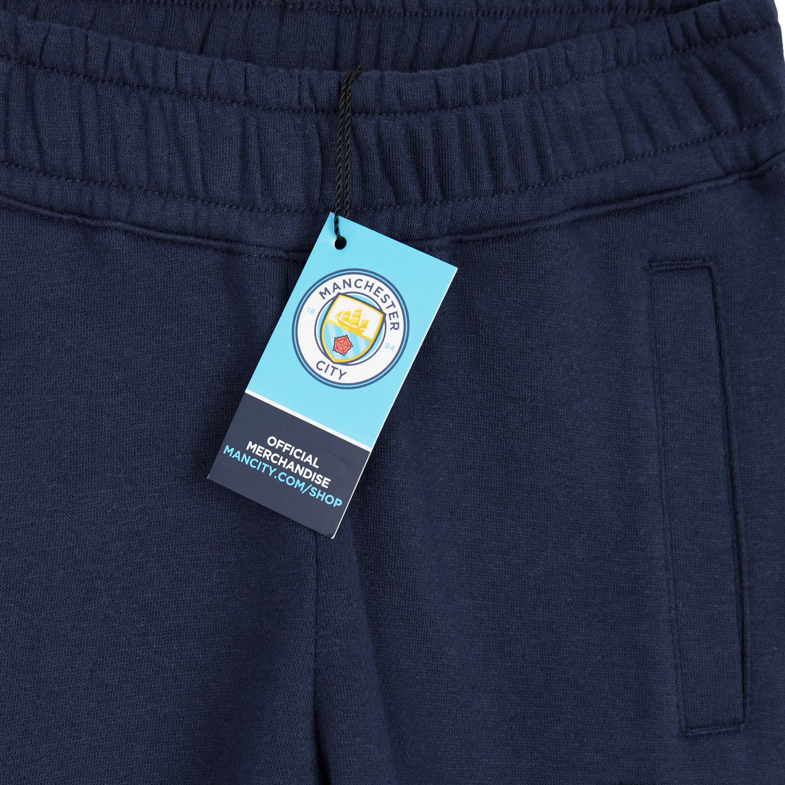 Manchester City F.C. Boys Sweatpants with 2 Pockets Cuffed Ankles
