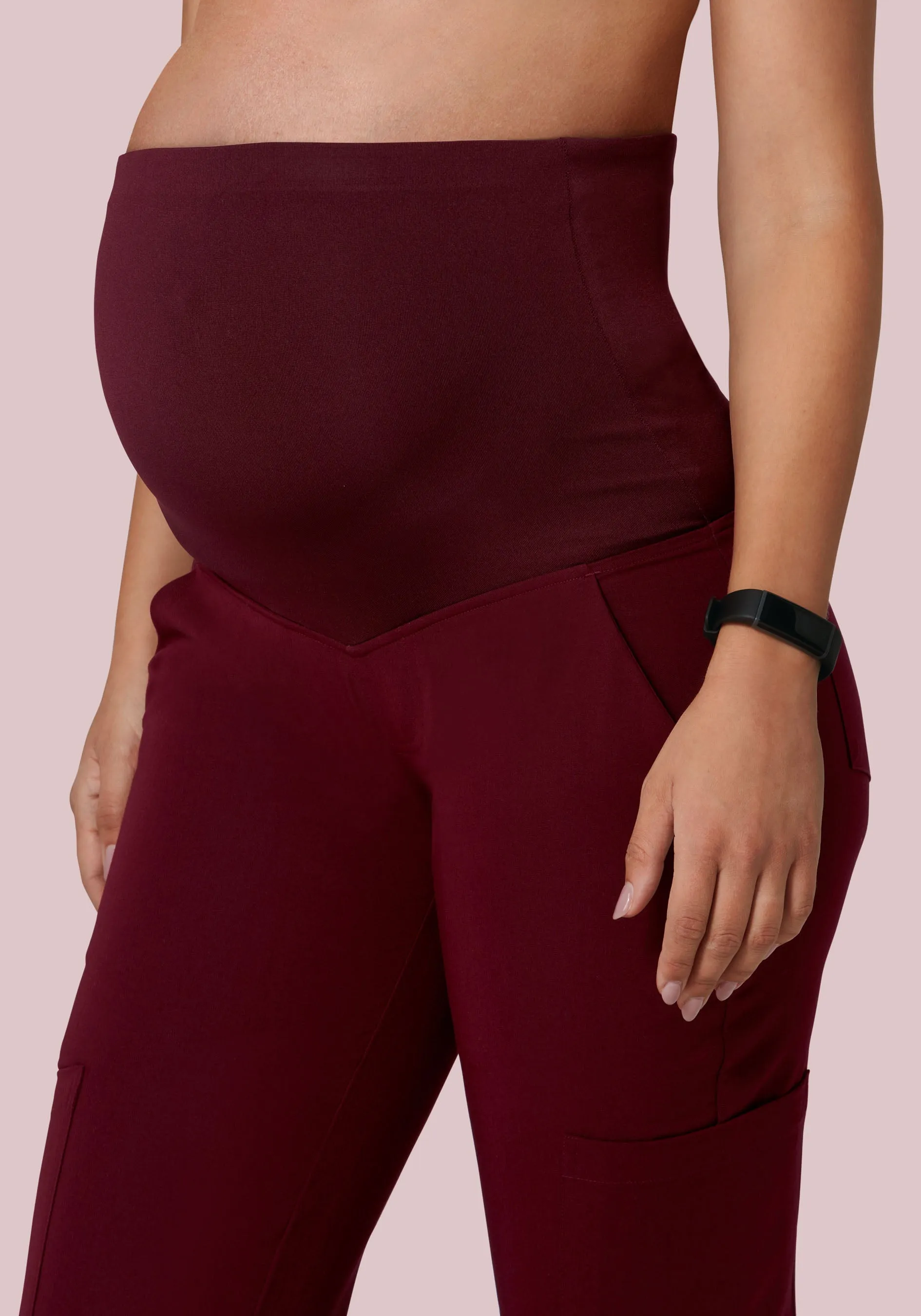 Maternity Joggers Wine
