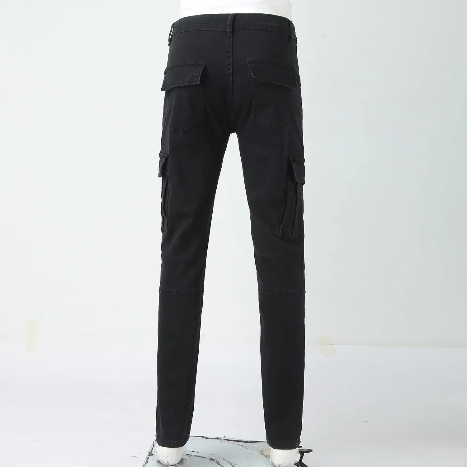 Men's Casual Autumn Hip Hop Loose Middle Waist Denim Long Pants Men's Jeans Jeans Men Straight Leg Jeans