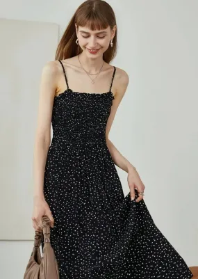 MICRO POLKA DOT DRESS