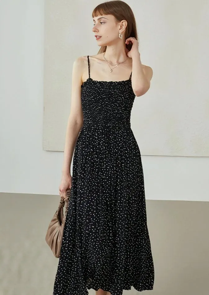 MICRO POLKA DOT DRESS
