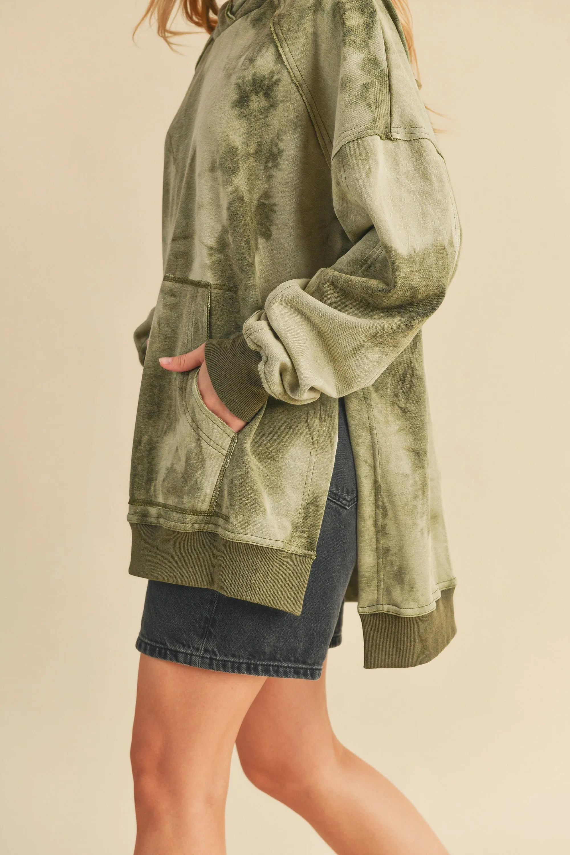 Olive Kaila Tie Dye Hoodie