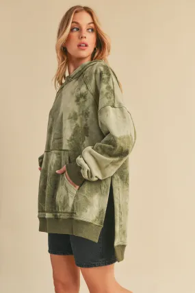 Olive Kaila Tie Dye Hoodie