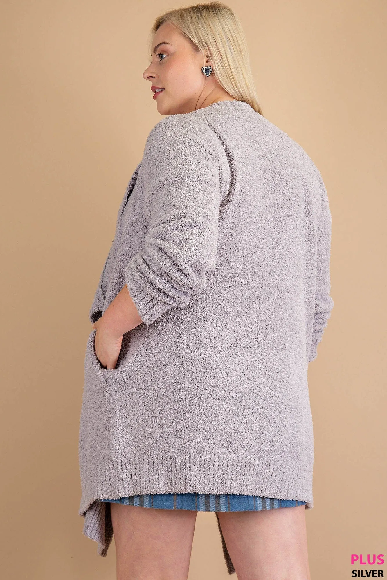 #P858 Super Soft Front Open Cardigan