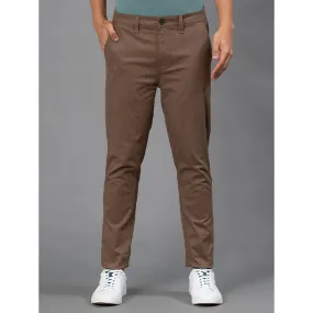 RedTape Tan Cotton Joggers for Men | Casual Joggers for Men