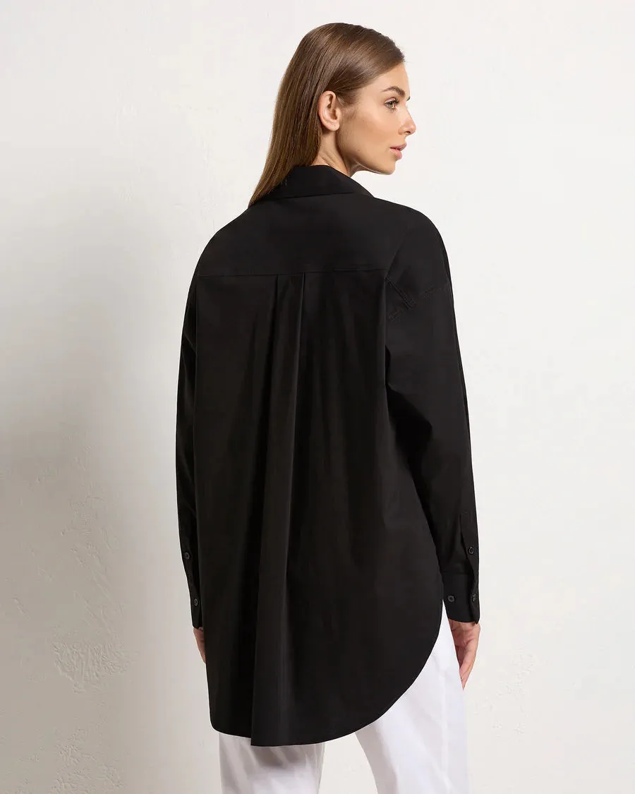RELAXED POCKET SHIRT- WHITE