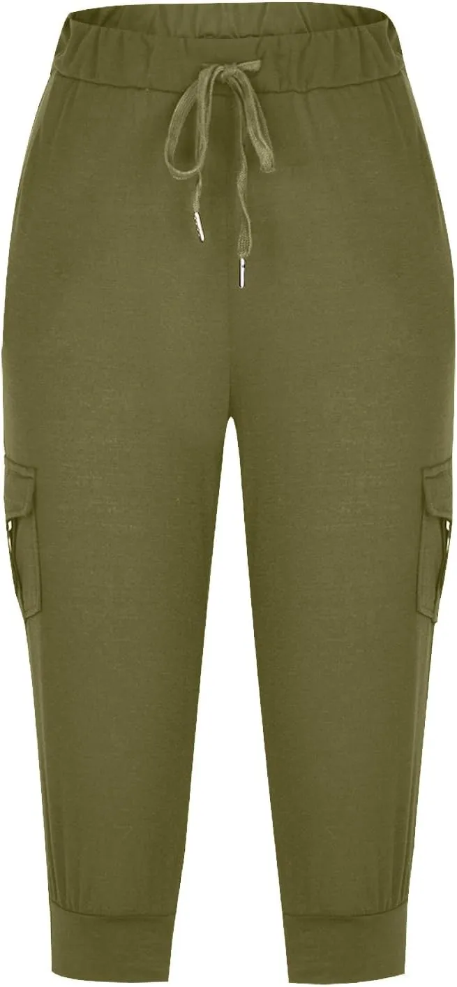 Straight Leg Basic Cargo Workout Gym Stretch Running Pants for Women Summer Fall Pants Women 2025 Y2K