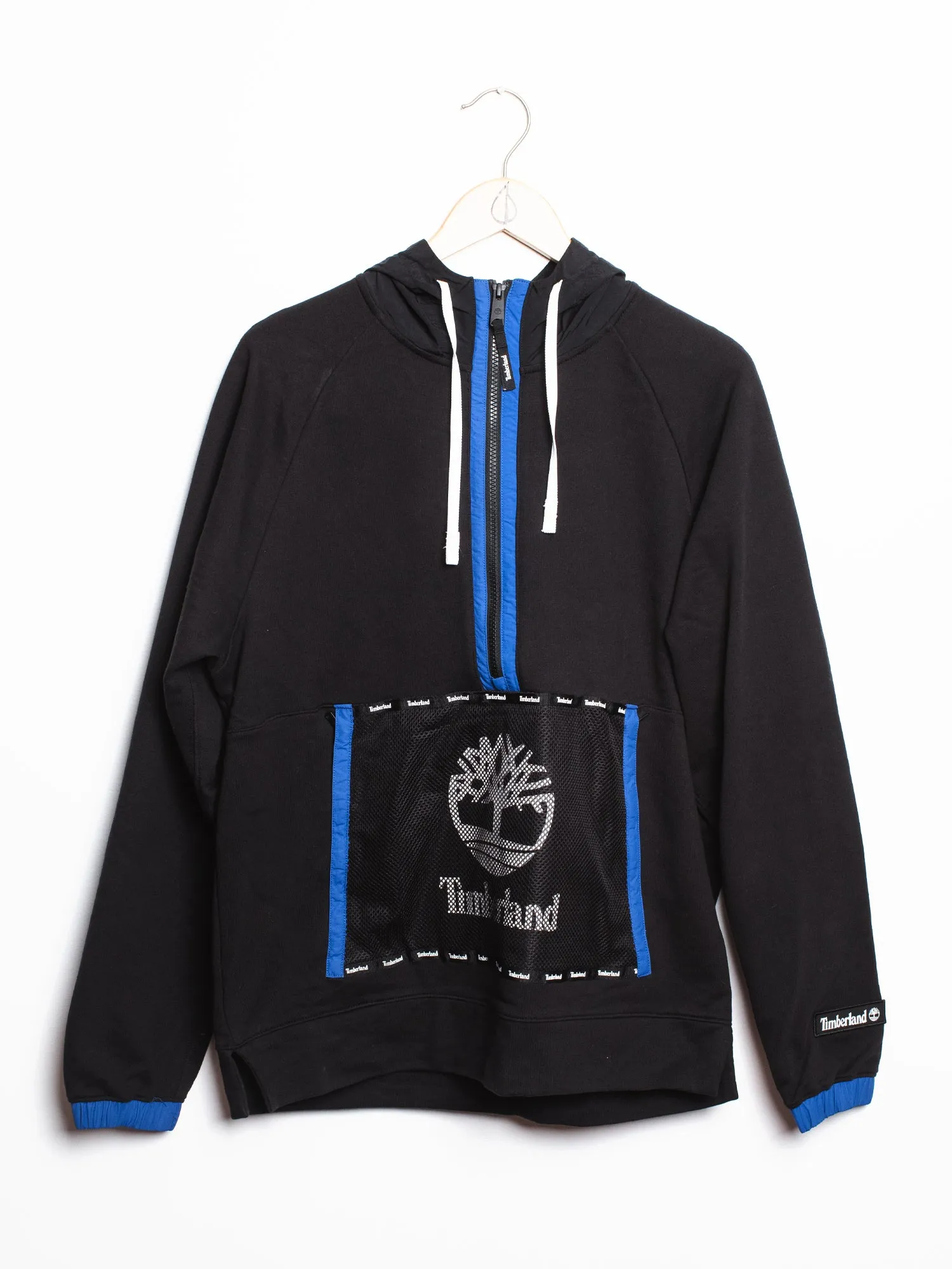 TIMBERLAND MESH MIX PULLOVER HOODIE  - CLEARANCE
