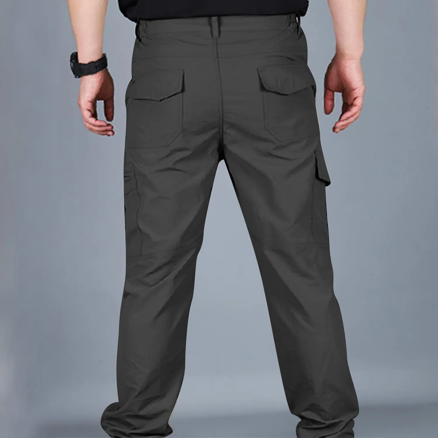 Trousers Pants for Mens Fall Summer Loose Fit Cargo Sport Gym Hiking Trousers Pants Man 2025