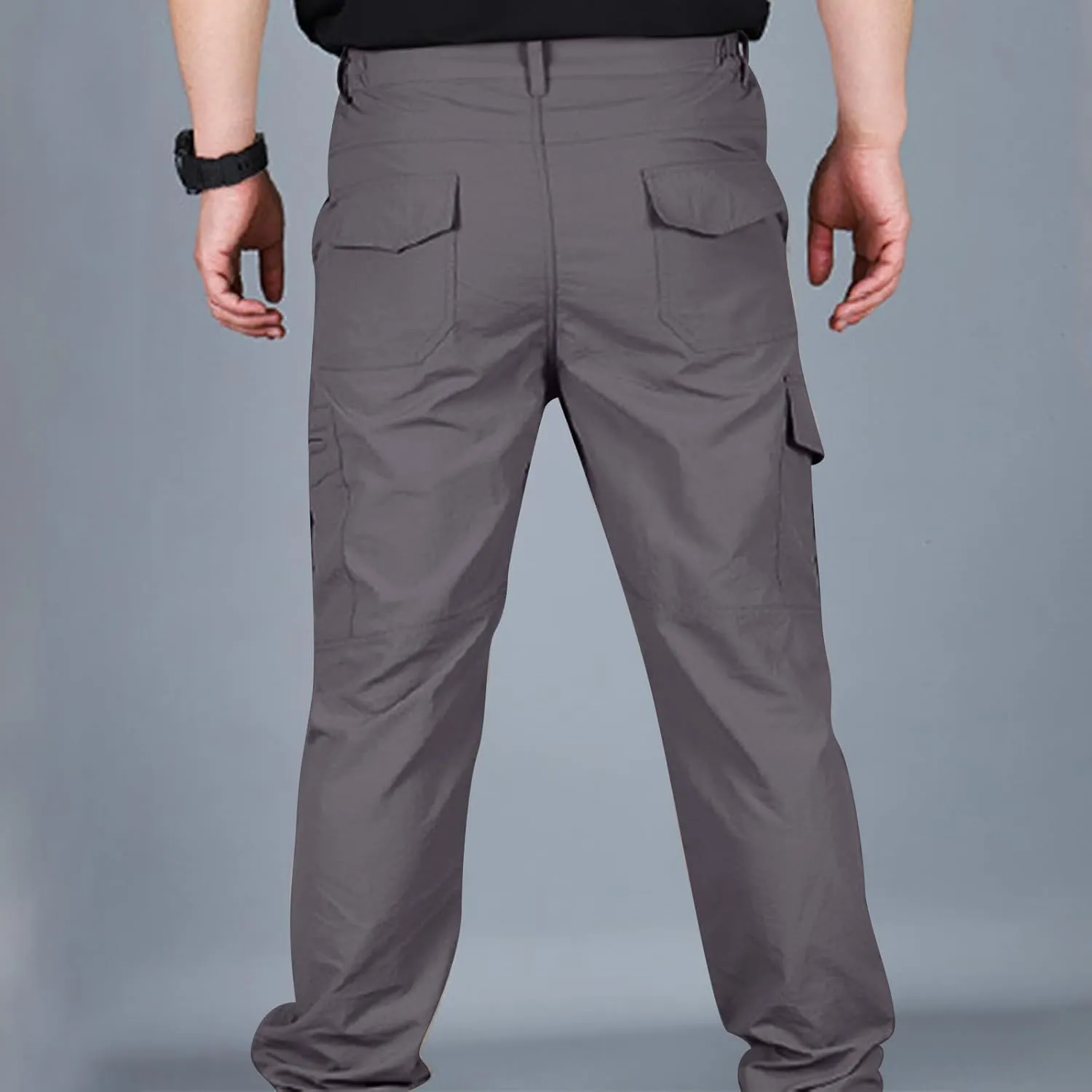 Trousers Pants for Mens Fall Summer Loose Fit Cargo Sport Gym Hiking Trousers Pants Man 2025