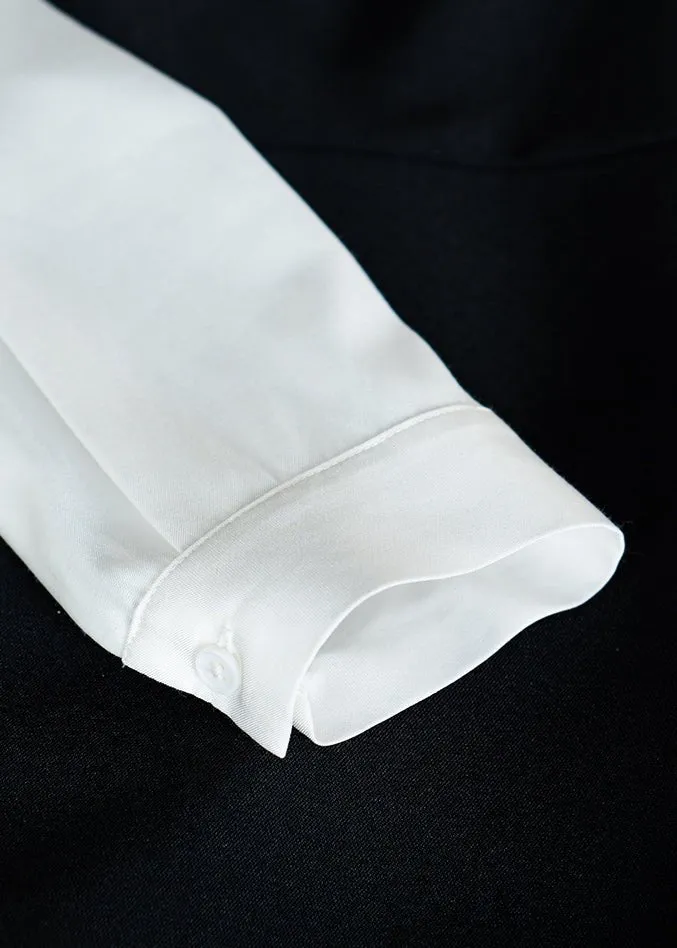 WHITE COLLAR DOCKING DRESS