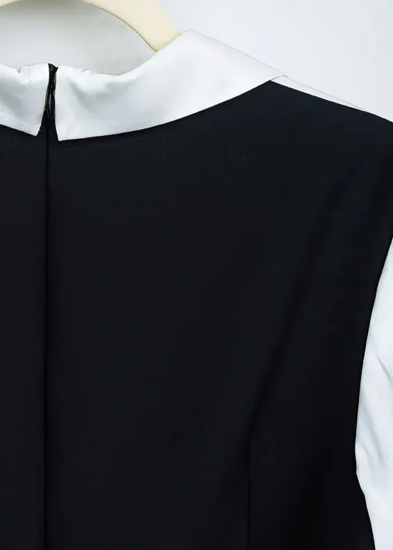 WHITE COLLAR DOCKING DRESS