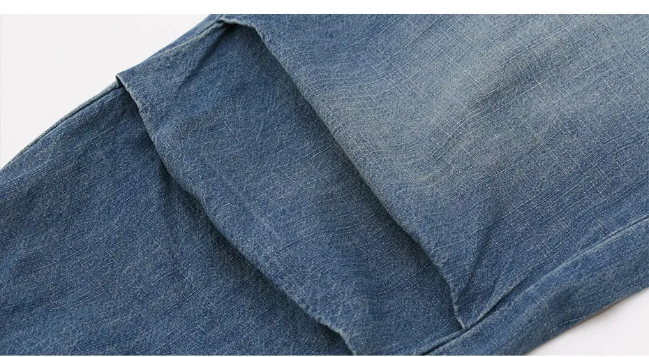 Women's Summer Calf-Length Loose Harem Jeans
