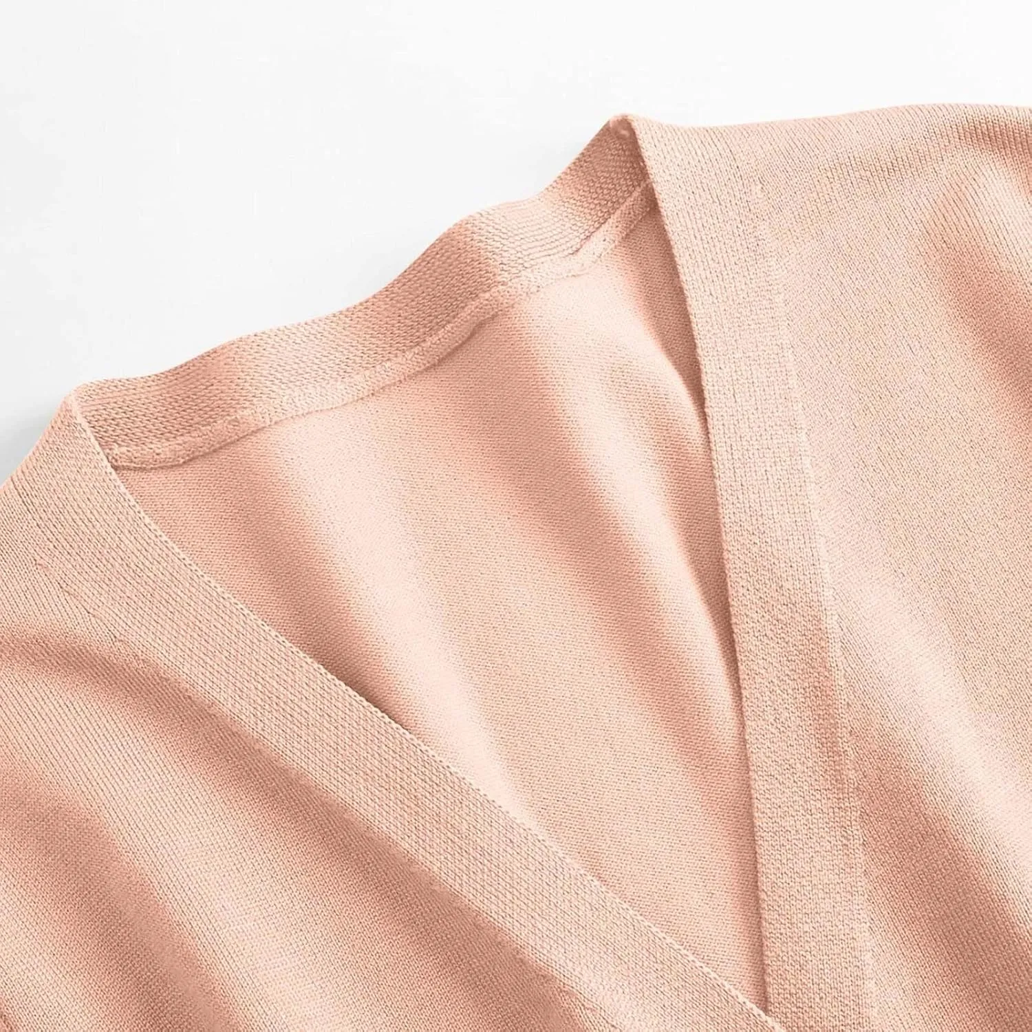 Women's V Neck Long Sleeve Cardigan Sweater Button Loose Soft Knit Sweater 2024 Fall Winter Trendy Tops